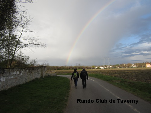 Arc-en-ciel pour le Départ de la Beaumontoise